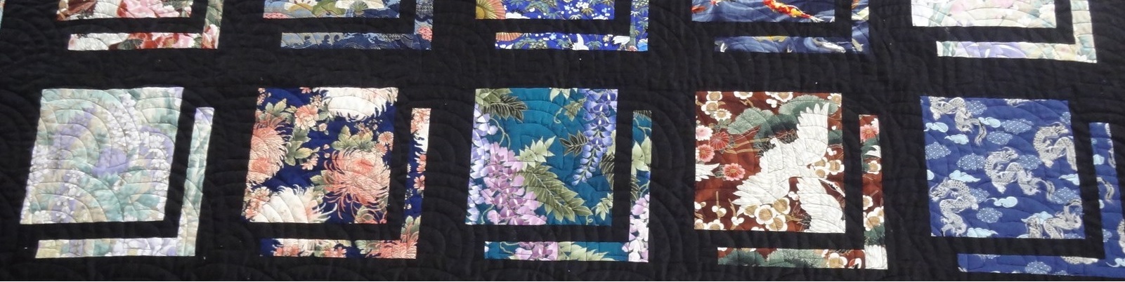 Admire her quilts